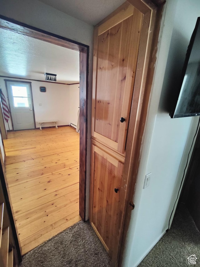 124 N Lakeview Dr, Manila, UT 84046 - hall featuring a baseboard radiator