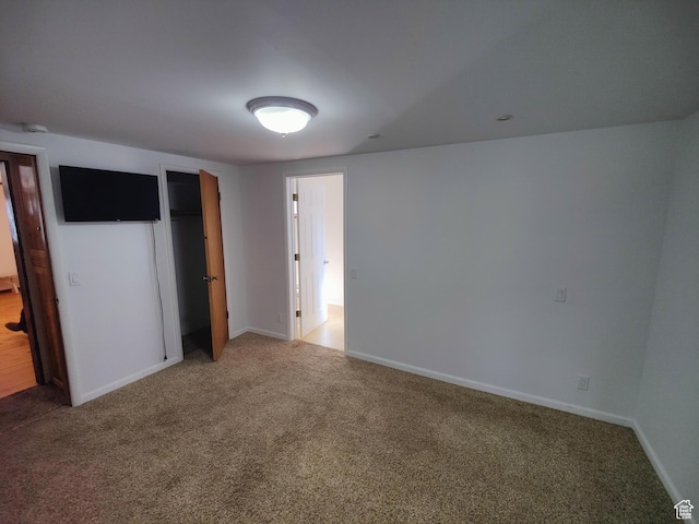 124 N Lakeview Dr, Manila, UT 84046 - unfurnished bedroom featuring carpet floors, baseboards, and a closet
