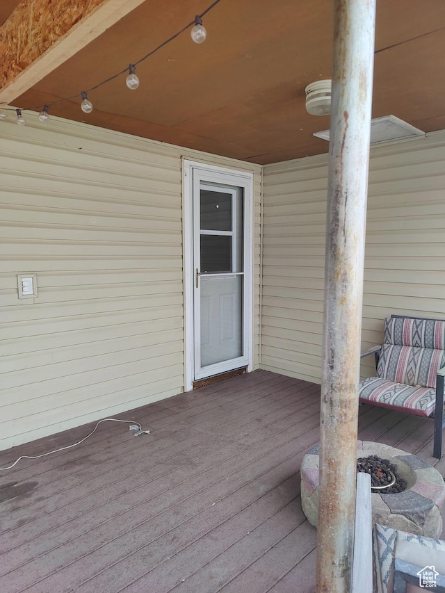 124 N Lakeview Dr, Manila, UT 84046 - view of wooden terrace