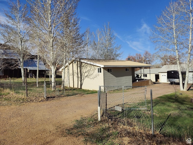 124 N Lakeview Dr, Manila, UT 84046 - view of outbuilding with fence