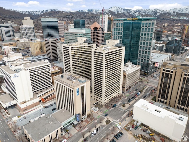 44 W Broadway Unit 605S, Salt Lake City, UT 84101 - property's view of city with a mountain view