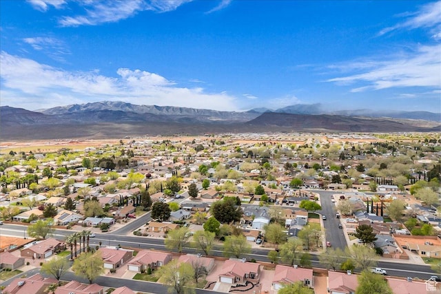 544 S Fiesta Dr, Ivins, UT 84738 - drone / aerial view featuring a mountain view and a residential view