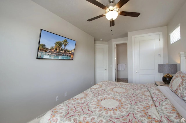 3823 W Dream Cir Unit 120, Santa Clara, UT 84765 - bedroom with a ceiling fan