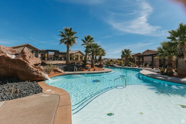 3823 W Dream Cir Unit 120, Santa Clara, UT 84765 - pool featuring a patio
