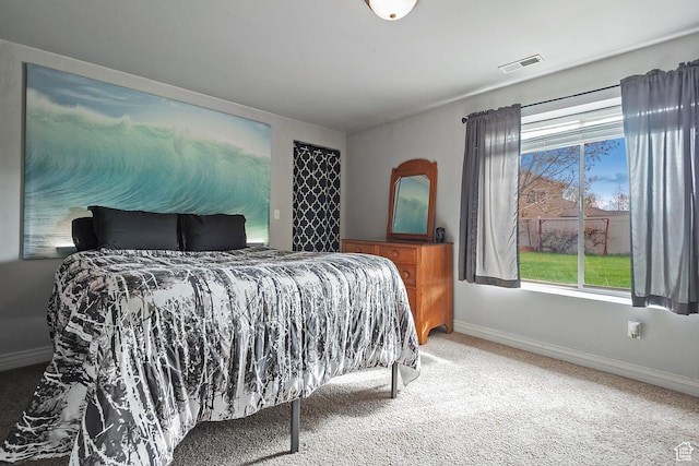 1288 S Pondside Dr, Saratoga Springs, UT 84045 - bedroom featuring baseboards, visible vents, and carpet floors