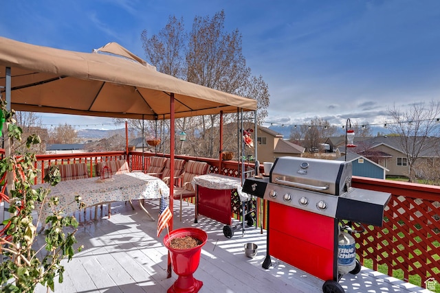 1288 S Pondside Dr, Saratoga Springs, UT 84045 - wooden terrace with area for grilling