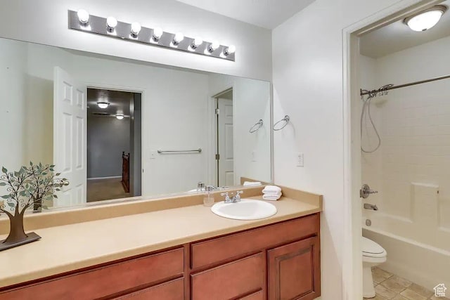 1784 W Grays Pl, Lehi, UT 84043 - full bath featuring shower / bath combination, toilet, and vanity
