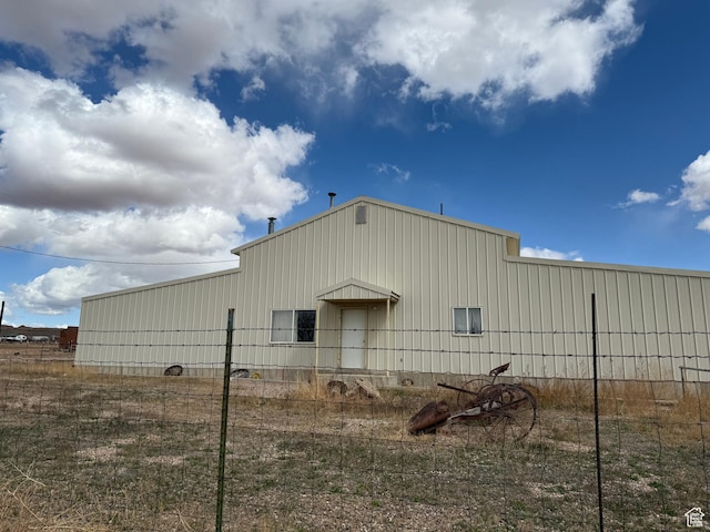 6051 N 11500 E, Lapoint, UT 84039 - view of pole building with fence