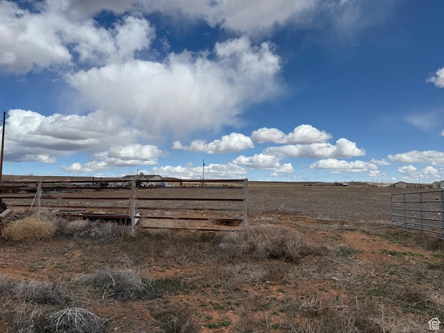 6051 N 11500 E, Lapoint, UT 84039 - view of yard with fence and a rural view