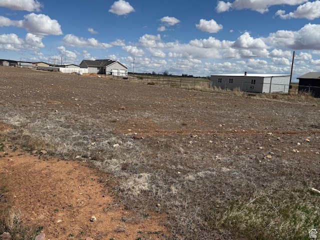 6051 N 11500 E, Lapoint, UT 84039 - view of yard with fence and a rural view