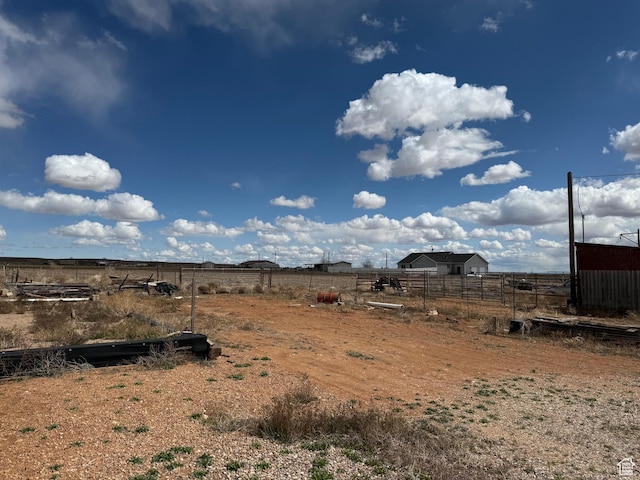 6051 N 11500 E, Lapoint, UT 84039 - view of yard with fence and a rural view
