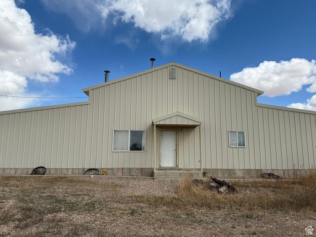 6051 N 11500 E, Lapoint, UT 84039 - view of front facade with board and batten siding