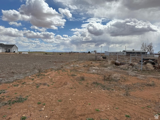 6051 N 11500 E, Lapoint, UT 84039 - view of yard featuring fence and a rural view