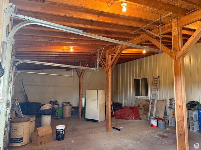 6051 N 11500 E, Lapoint, UT 84039 - below grade area with freestanding refrigerator