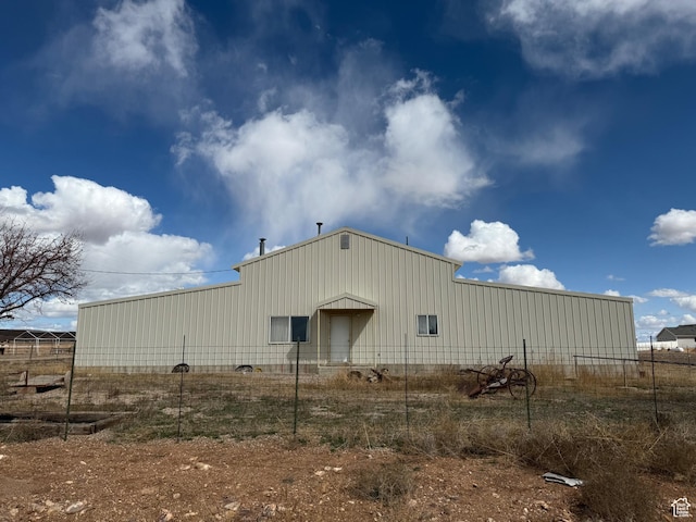6051 N 11500 E, Lapoint, UT 84039 - view of pole building featuring fence
