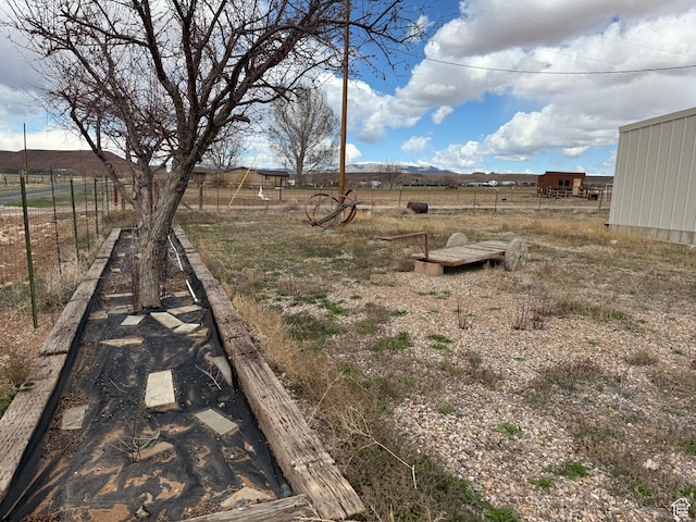 6051 N 11500 E, Lapoint, UT 84039 - view of yard with fence and a rural view