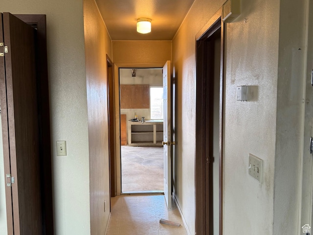 6051 N 11500 E, Lapoint, UT 84039 - hall featuring a textured wall