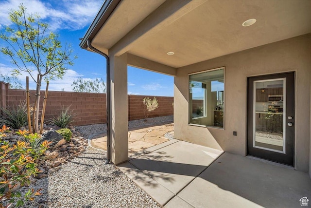 3150 Fuchsia Dr, St George, UT 84790 - view of patio / terrace with fence