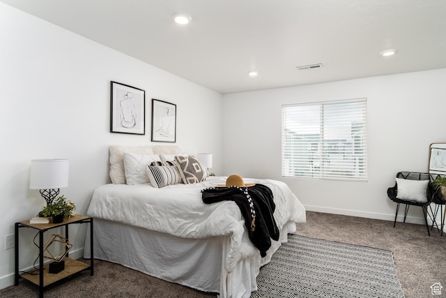 3440 W Mitchell Dr, Lehi, UT 84043 - carpeted bedroom with recessed lighting, baseboards, and visible vents