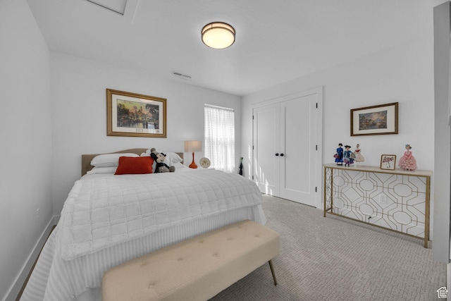 2119 N 520 W, Centerville, UT 84014 - bedroom featuring visible vents, carpet, and a closet