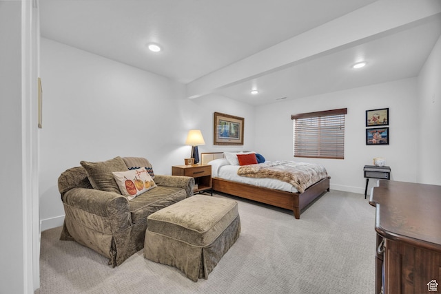 2119 N 520 W, Centerville, UT 84014 - bedroom featuring baseboards, recessed lighting, and light colored carpet