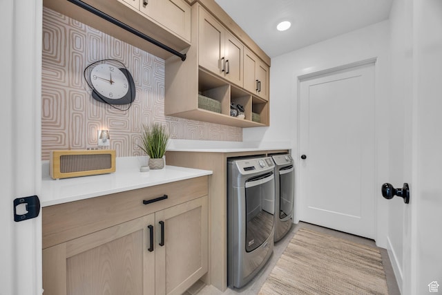 2119 N 520 W, Centerville, UT 84014 - laundry area with washing machine and clothes dryer and cabinet space