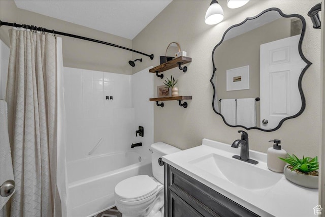2367 N Monarch Cir E, Cedar City, UT 84721 - full bathroom with toilet, vanity, and shower / bath combo