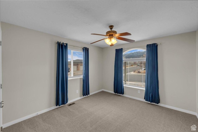 2367 N Monarch Cir E, Cedar City, UT 84721 - empty room with ceiling fan, carpet flooring, and baseboards