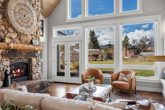 129 S 7200 E, Huntsville, UT 84317 - sunroom featuring french doors