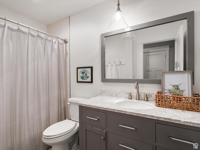 129 S 7200 E, Huntsville, UT 84317 - bathroom with toilet, a shower with shower curtain, and vanity