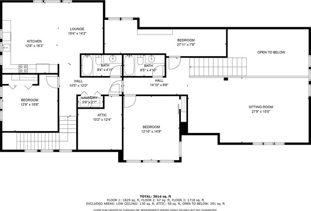 129 S 7200 E, Huntsville, UT 84317 - view of layout