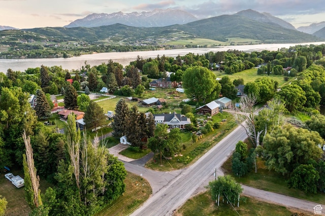 129 S 7200 E, Huntsville, UT 84317 - aerial overview of property's location featuring mountains and a tree filled landscape