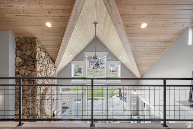 129 S 7200 E, Huntsville, UT 84317 - details with wooden ceiling