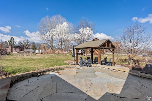 129 S 7200 E, Huntsville, UT 84317 - view of patio / terrace featuring a gazebo