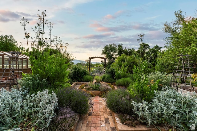 129 S 7200 E, Huntsville, UT 84317 - view of yard featuring a greenhouse