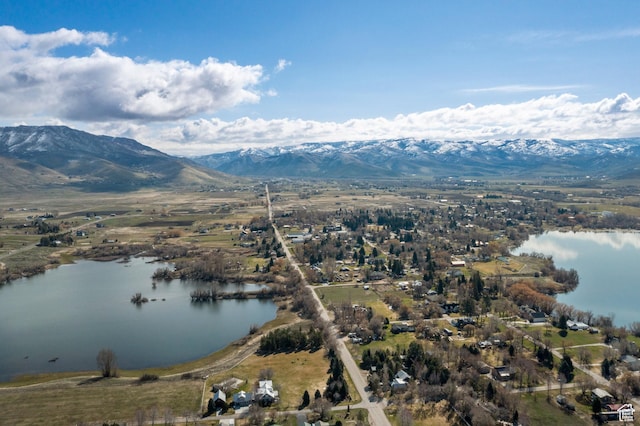 129 S 7200 E, Huntsville, UT 84317 - birds eye view of property featuring a water and mountain view
