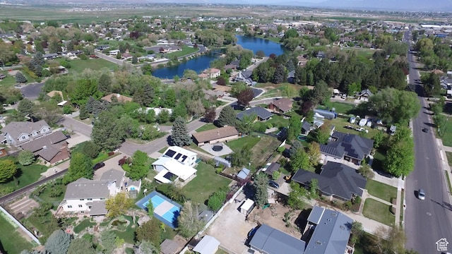 567 S Hazel Dr, Salem, UT 84653 - aerial overview of property's location featuring a nearby body of water and nearby suburban area