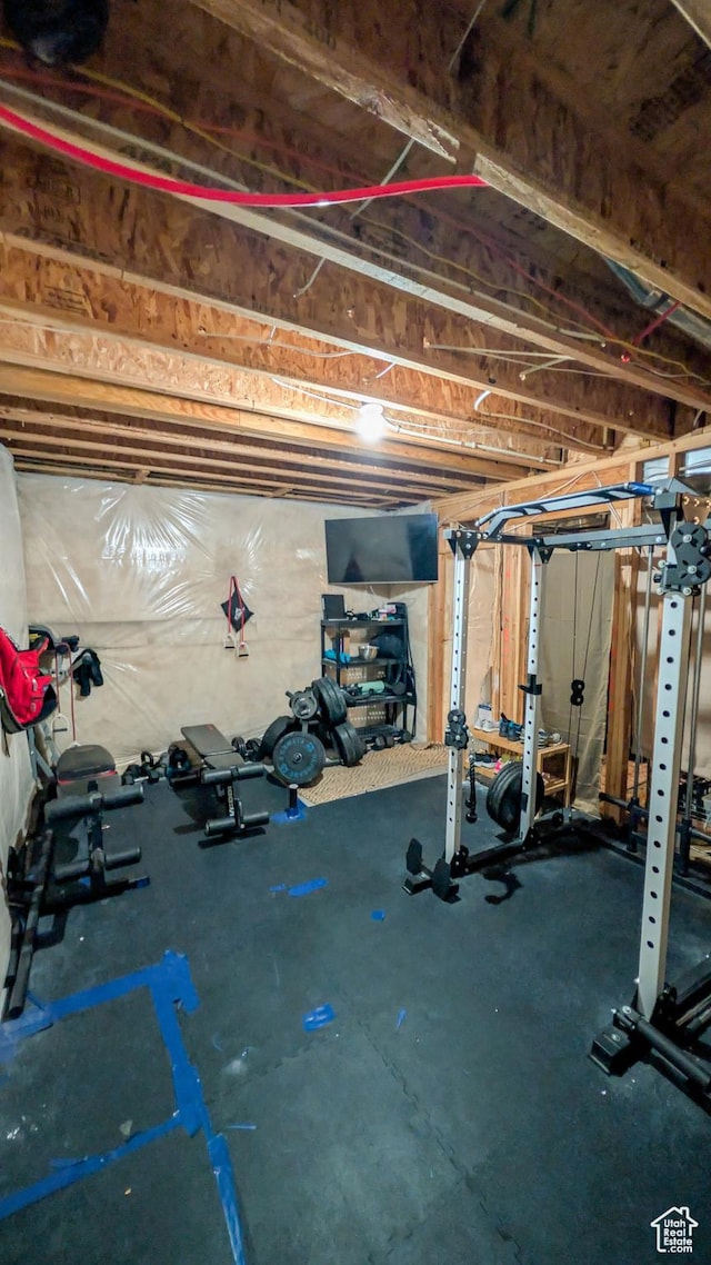 view of workout room