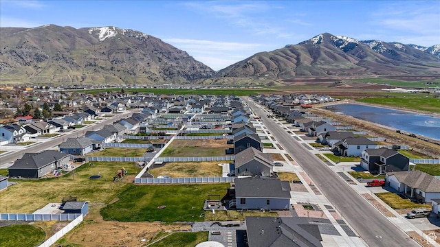 471 E 600 S, Hyrum, UT 84319 - aerial view of property's location with a mountainous background and nearby suburban area