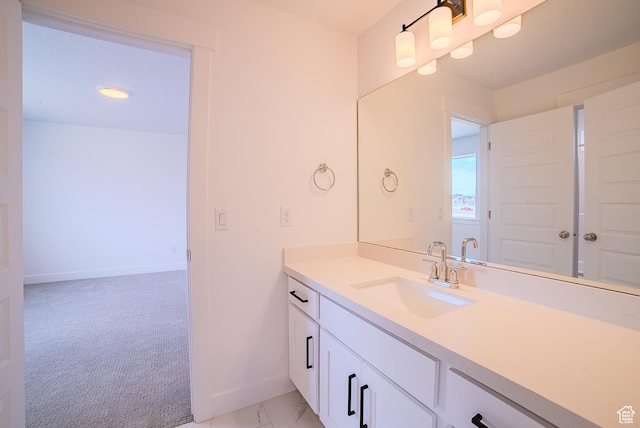 1258 S Boxelder Dr, Saratoga Springs, UT 84005 - bathroom featuring vanity and baseboards