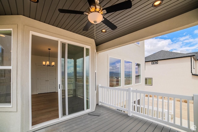 1258 S Boxelder Dr, Saratoga Springs, UT 84005 - deck with ceiling fan
