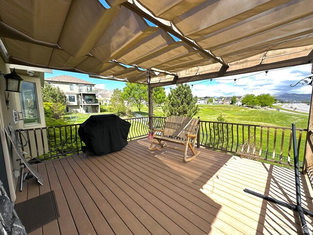 48 W Holly Rd Unit 119, Saratoga Springs, UT 84045 - deck featuring a yard