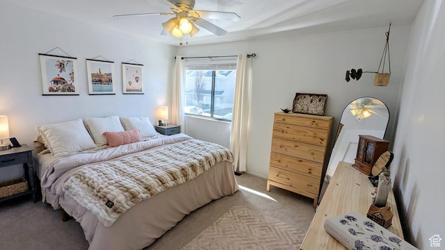 825 E 3990 S Unit C, Millcreek, UT 84107 - carpeted bedroom featuring ceiling fan