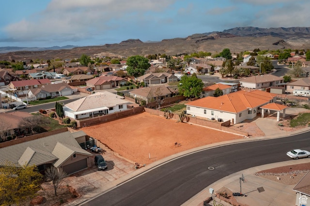 3546 Windmill Dr, Santa Clara, UT 84765 - bird's eye view with a residential view and a mountain view