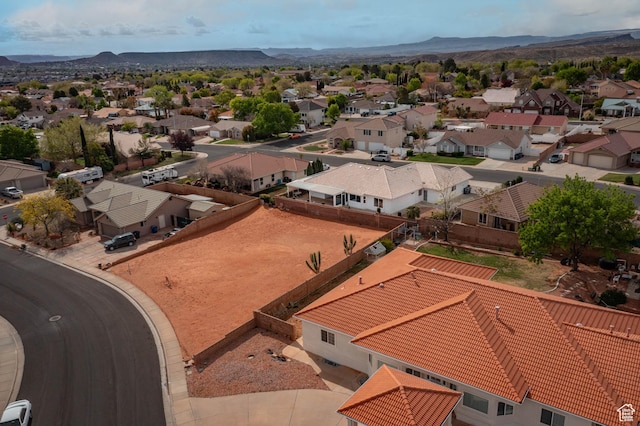 3546 Windmill Dr, Santa Clara, UT 84765 - drone / aerial view featuring a residential view and a mountain view