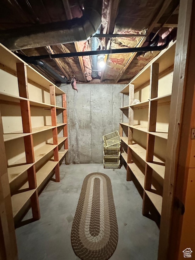 view of storage