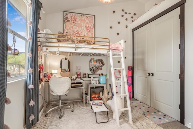 bedroom with a closet