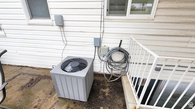 exterior details featuring central air condition unit