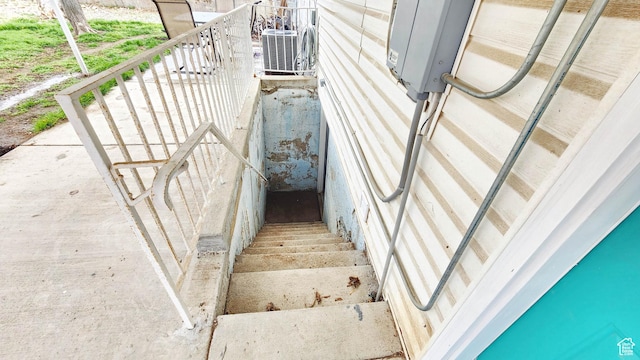 view of staircase