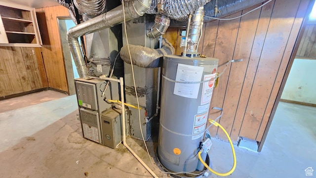 utilities with strapped water heater